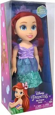 Disney Princess My Friend Ariel 14” Fashion Doll Little Mermaid Tiara New Sealed • $24.95