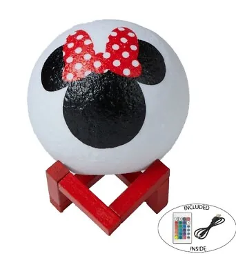 DISNEY Minnie Mouse Moon Lamp With USB Cord 6 . NIB* • $9.11