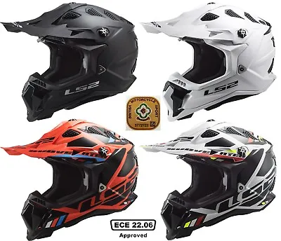 LS2 MX700 SUBVERTER Ece22.06 STOMP ARCHED OFF ROAD MOTOCROSS MOTORBIKE HELMET • $174.06