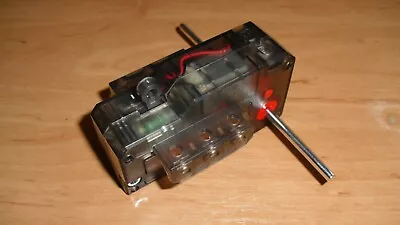 £10 • Buy Meccano Drive Unit Combined Motor Battery Box Gearbox D468 115mm Axle New