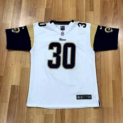 Nike Rams Jersey Kids Large L Todd Gurley #30 Los Angeles St Louis On Field NFL • $18.95