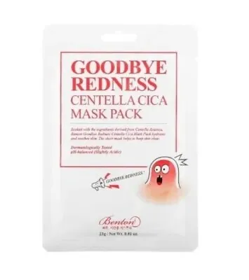 BENTON Goodbye Redness Centella Mask Pack (1 Sheet) *UK Seller* • £2.99