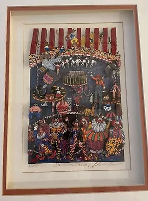 Charles Fazzino 3D “Send In The Clowns”Signed Framed • $560