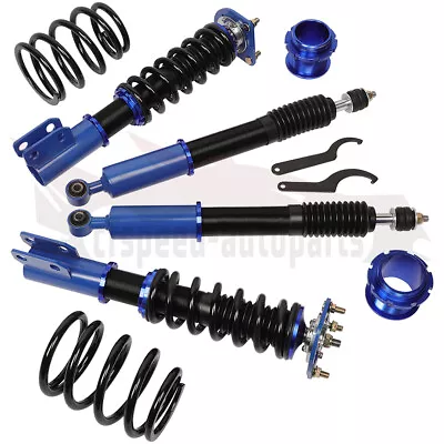 Blue Coilovers Struts Shocks Suspension Kits Adj Height For 1994-04 Ford Mustang • $257.98