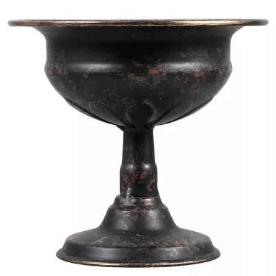 Iron Urn Flower Vase For Garden Or Wedding Decor • £12.99