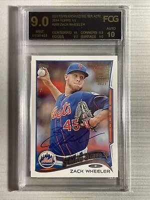 2021 Topps Archives Signature Series Zack Wheeler 2014 Topps AUTO 1/1 • $98