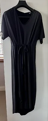 $15 • Buy Dotti Midi Dress Washed Black Size 12 V Neck