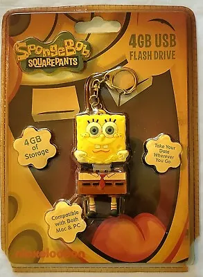 2012 Nickelodeon Sponge Bob SquarePants 4 GB USB Flash Drive SEALED • $17.49