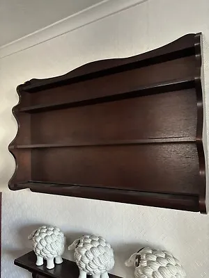 Mahogany Colour  Wall Mounted Display Unit/ Book Shelf • £10