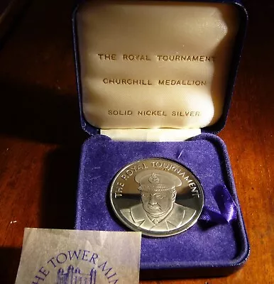 The Churchill Royal Tournament Medal Tower Mint + Elegant Presentation Box.  • £9.99