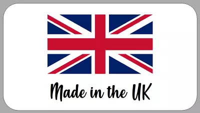 Mini Union Jack Stickers Made In The UK Self-Adhesive Labels • £2.70