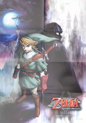 The Legend Of Zelda Twilight Princess / Mana Poster Promo Nintendo Official Big • £24.12