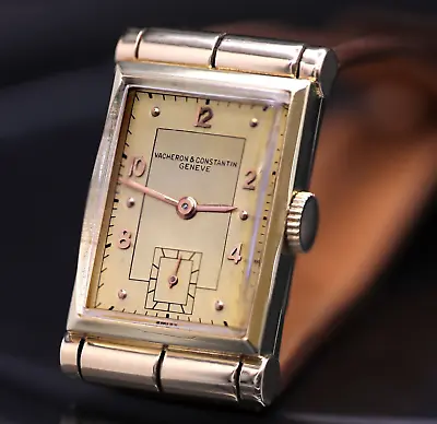 Triple Signed Vacheron Constantin 14K Gold Luxury Watch • $4000