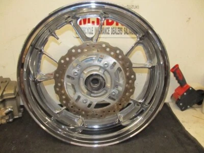 $350 • Buy 2006-10 Kawasaki ZX-14 ZX1400 Chrome Plated Rear Wheel 41073-0064-11A 