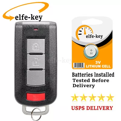 3Btn Remote Key Fob For Mitsubishi Outlander Sport 2010 2011 2013 2014 2015 2016 • $19.99