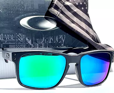 Oakley Holbrook Matte Black USA Tonal Flag POLARIZED Galaxy Jade Sunglass 9102 • $128.87