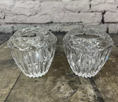 Lot Of 2 - Vintage Princess House 873 Crystal Table Top Lighter - Base Only - • $31.99