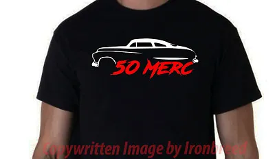 1950 Ford Mercury 50 MERC Lead Sled Racing Muscle Car T-Shirt • $20.95