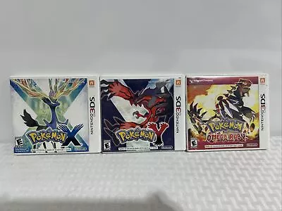 Pokemon X Y AND OMEGA RUBY NINTENDO 3DS GAME CASES ONLY. NO GAMES. • $29.99