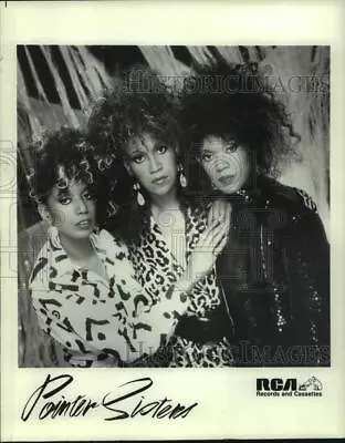 1985 Press Photo Pointer Sisters American R & B Musical Group - Nop72768 • $19.99