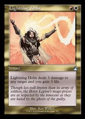 1x (372) Lightning Helix - RETRO FRAME MTG Ravnica Remastered NM Magic Regular • $2.04