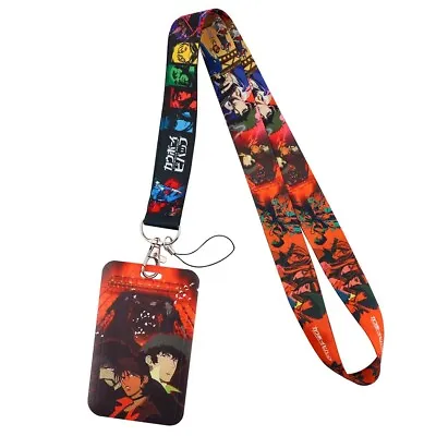 Cowboy Bebop Anime Series Character Themed Orange Lanyard With ID Badge Holder • $7.99