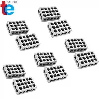 5 Matched Pairs 1-2-3 123 Blocks 23 Holes .0002  Precision Machinist New • $59.08