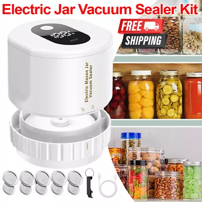 2X1 Mason Jar Vacuum Sealer Food Sealer Kit For Wide&Regular Mouth Mason Jar US • $20.99