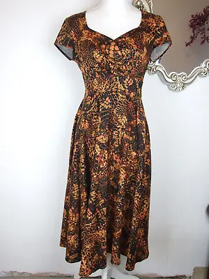 Joe Browns Animal Print 50's Swing Dress • £10