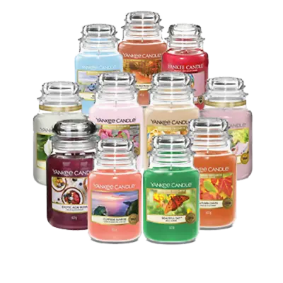 YANKEE CANDLE LARGE JAR- 40 Fragrances To Choose  623g-FREE POSTAGE - BRAND NEW • £19.99