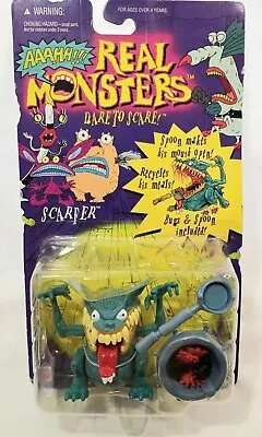 AAAHH!!! Real Monsters Dare To Scare Scarfer 1995 Mattel Vintage Toy New Sealed • $20