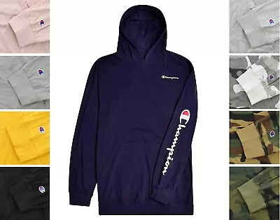 Champion Men's Logo Hoodie Big & Tall Knit Long Sleeve Pullover Hooded Shirt  • $44.99