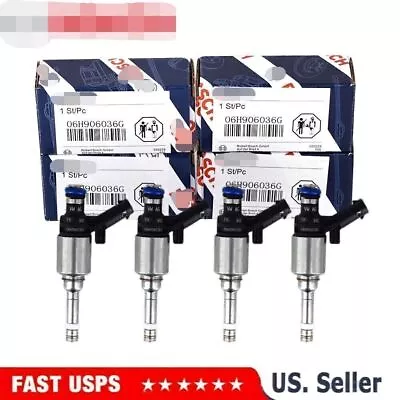 4  New Fuel Injectors 06h906036g Passat Eos Gti Beetle A3 A4 A5 A6 Q3 Q5 2.0t • $85.49