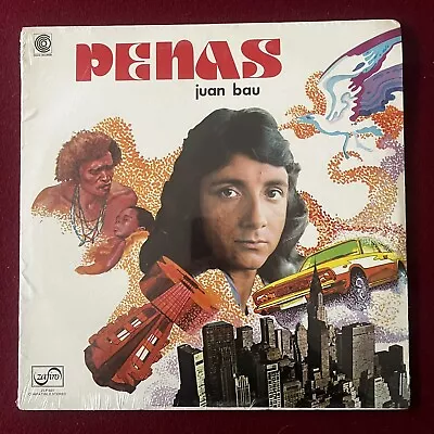 Juan Bau ‎– Penas LP Vinyl Latin Folk 1976 Sealed Zafiro Spanish World 33rpm New • $8