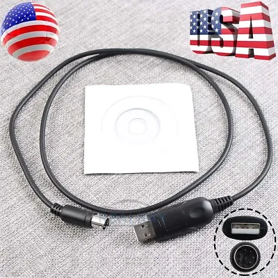 USB Cat Programming Cable &Software For Yaesu FT-600 FT-840 FT-890 FT-900 FT-757 • $15.92