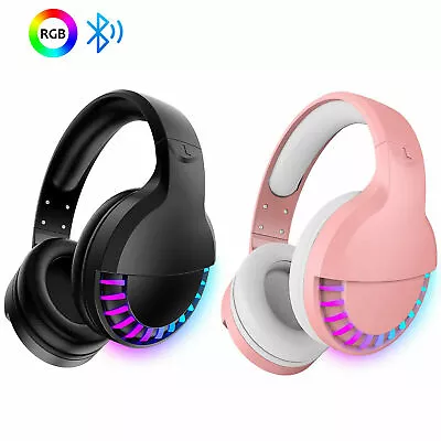 $28.89 • Buy AU Wireless Bluetooth Gaming Headset Headphones Stereo For Laptop PC Phones Ipad