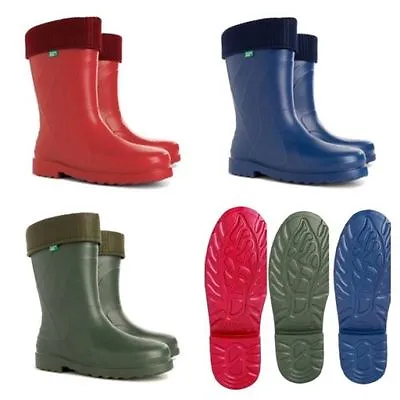 £21.25 • Buy New Thermal LIGHTWEIGHT EVA Wellies Wellingtons Rain Boots Women LUNA -30 C 