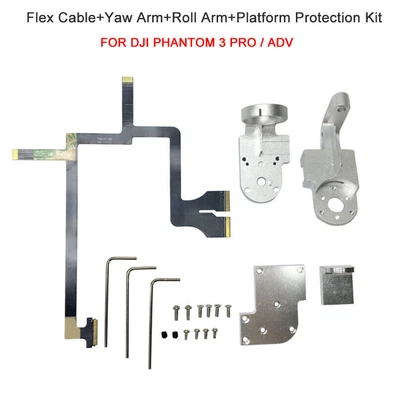 $47.43 • Buy DJI Phantom 3 Pro/Adv Gimbal Yaw And Roll Arm Repair Kit Part + Screw+installer