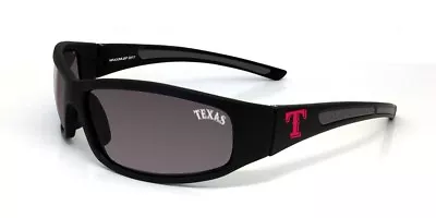 Maxx Sunglasses Stretch MLB Texas Rangers Black HD Grey Smoke Lens • $14.99