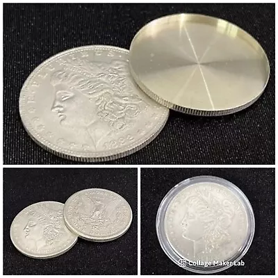 Morgan Dollar Coin Expanded Shell Magic Trick (Head) • £14.95