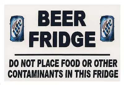 Funny Beer Miller Lite Cans Refrigerator School Locker Magnet Man Cave Gag Gift • $5.94