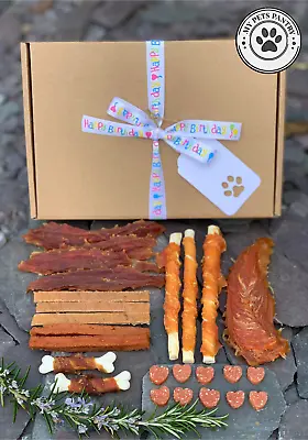 £9.70 • Buy NATURAL DOG TREATS Selection Box Gift, Birthday Present - Duck Chicken  ⭐⭐️⭐️⭐️⭐