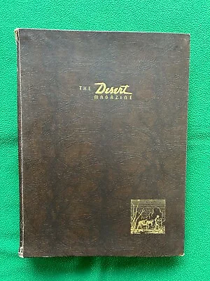 Vintage THE DESERT Magazine Complete Year 1941 12 Issues In Branded Binder • $69.99