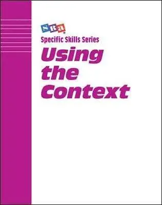 $7.04 • Buy Using The Context: Level G (Specific Skills Series) - Paperback By Boning - GOOD