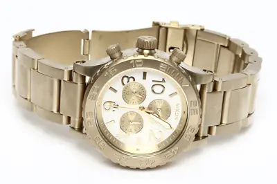 £236.25 • Buy Nixon 42-20 Chrono Gold Watch 3195