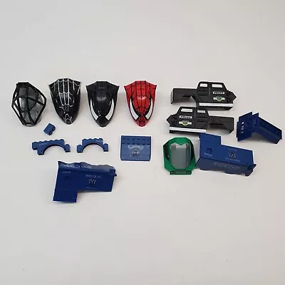 MEGA BLOKS Black Suit Red & Blue Suit Spider-Man Vehicle Parts RARE • $9.99