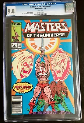 Masters Of The Universe #1 CGC 9.8 Rare Newsstand Variant Marvel 5/86 • $425