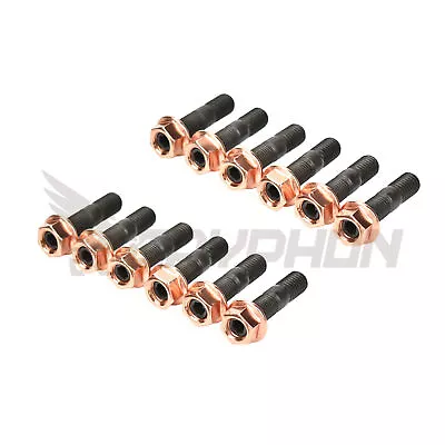 12 Ford Falcon AU BA BF FG FGX Turbo Manifold Studs & Nuts Kit XR6 Turbo FPV F6 • $94.89