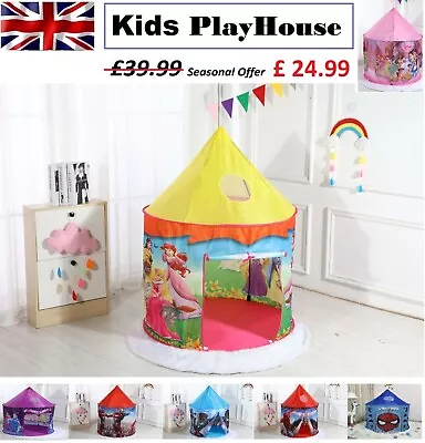 Toys For Boys & Girls Play Tents Kids Tent Pop Up Tents For Children Playhouse • £19.99