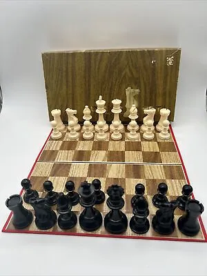 VTG Grace Plastic Chess Set With Game Board # 7483 W/Original Box • $44.85